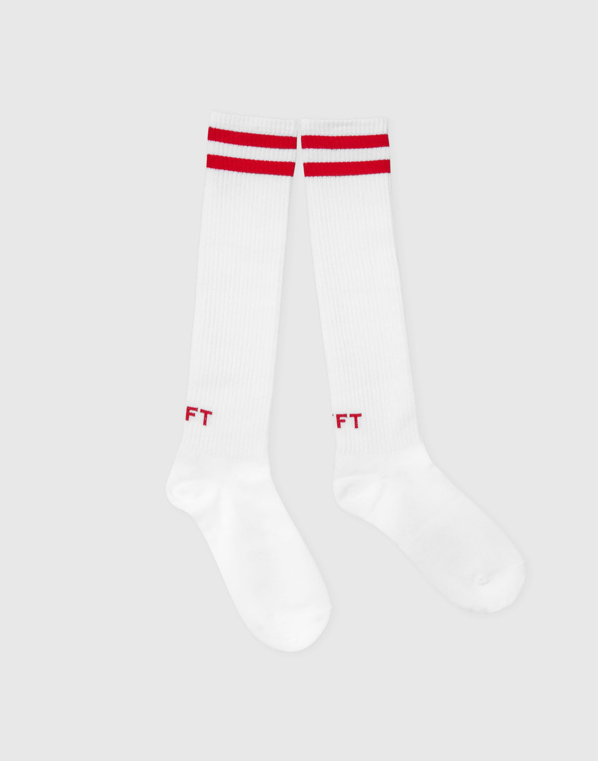2Line Long Socks - Red