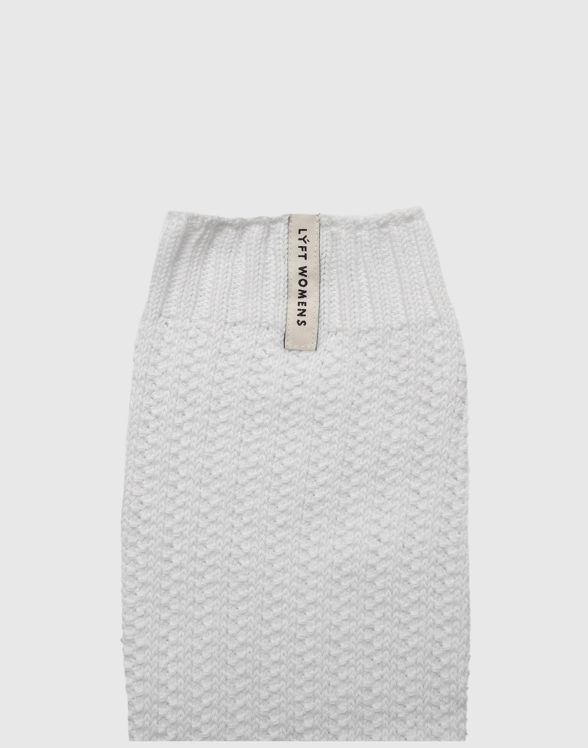 Thick Knit Loose Socks - White
