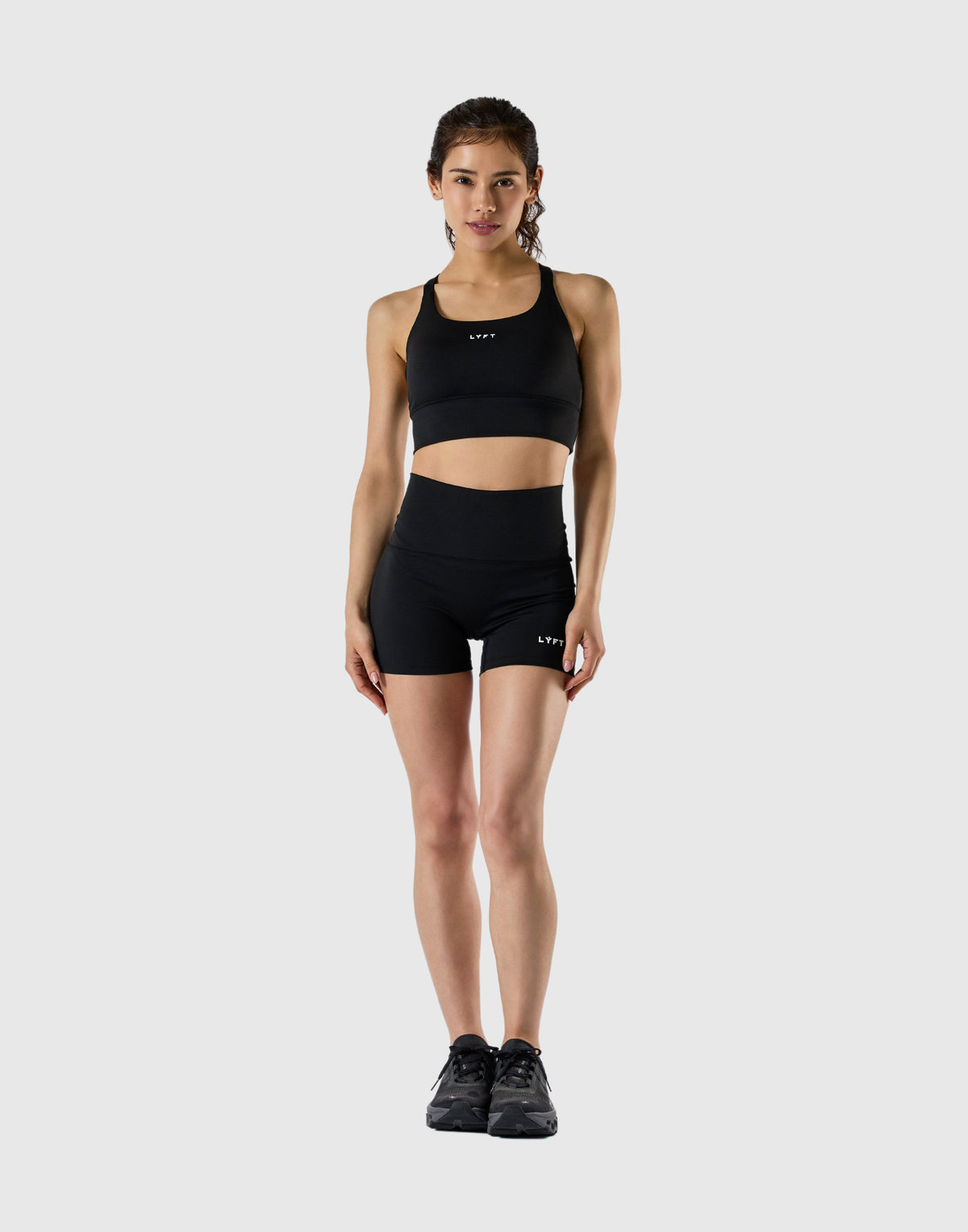 Convertible Off-Shoulder Bratop - Black