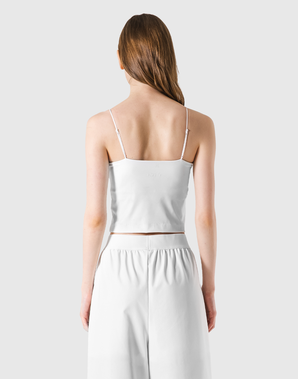 Cup In LÝFT Logo Camisole - White