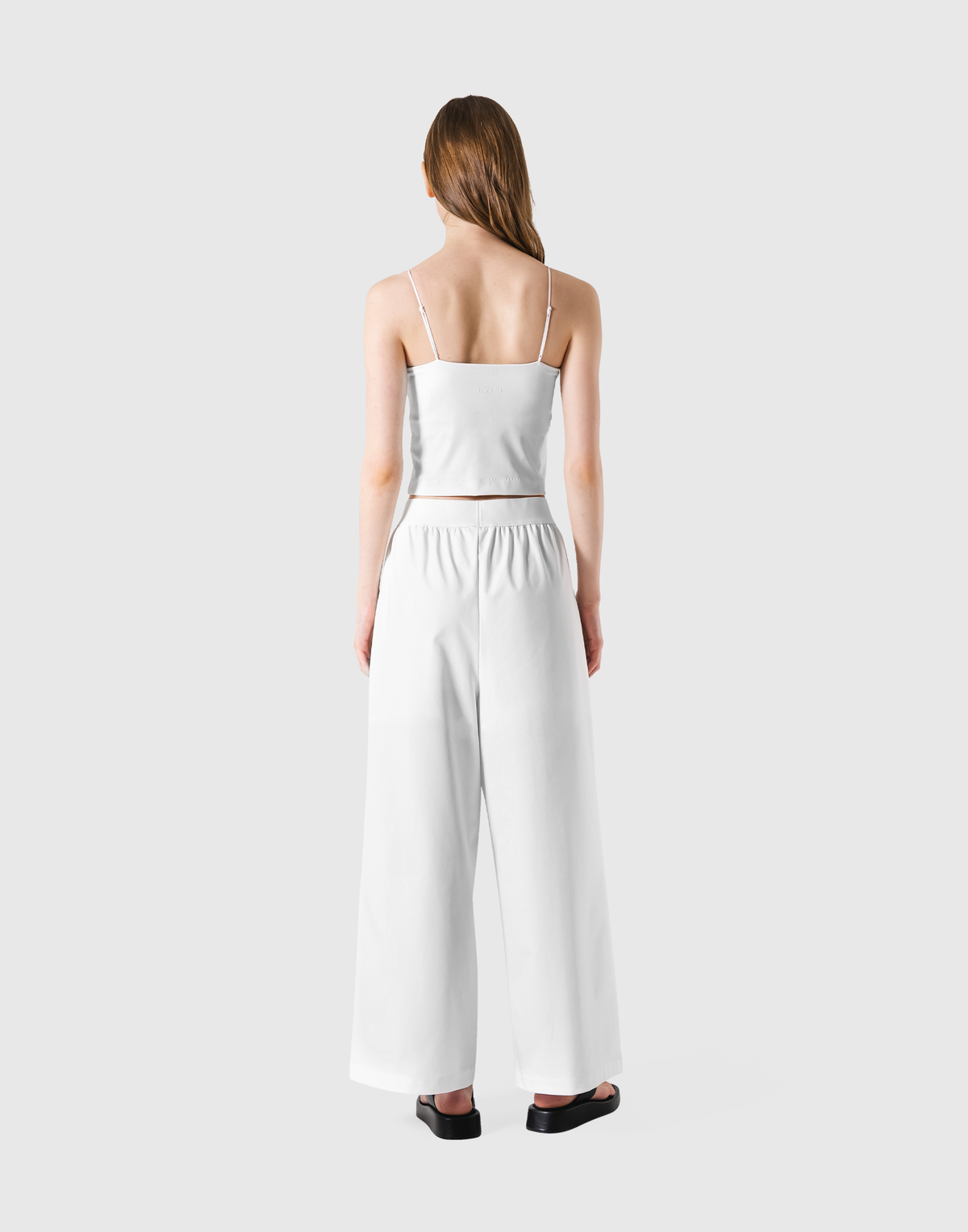 Cup In LÝFT Logo Camisole - White