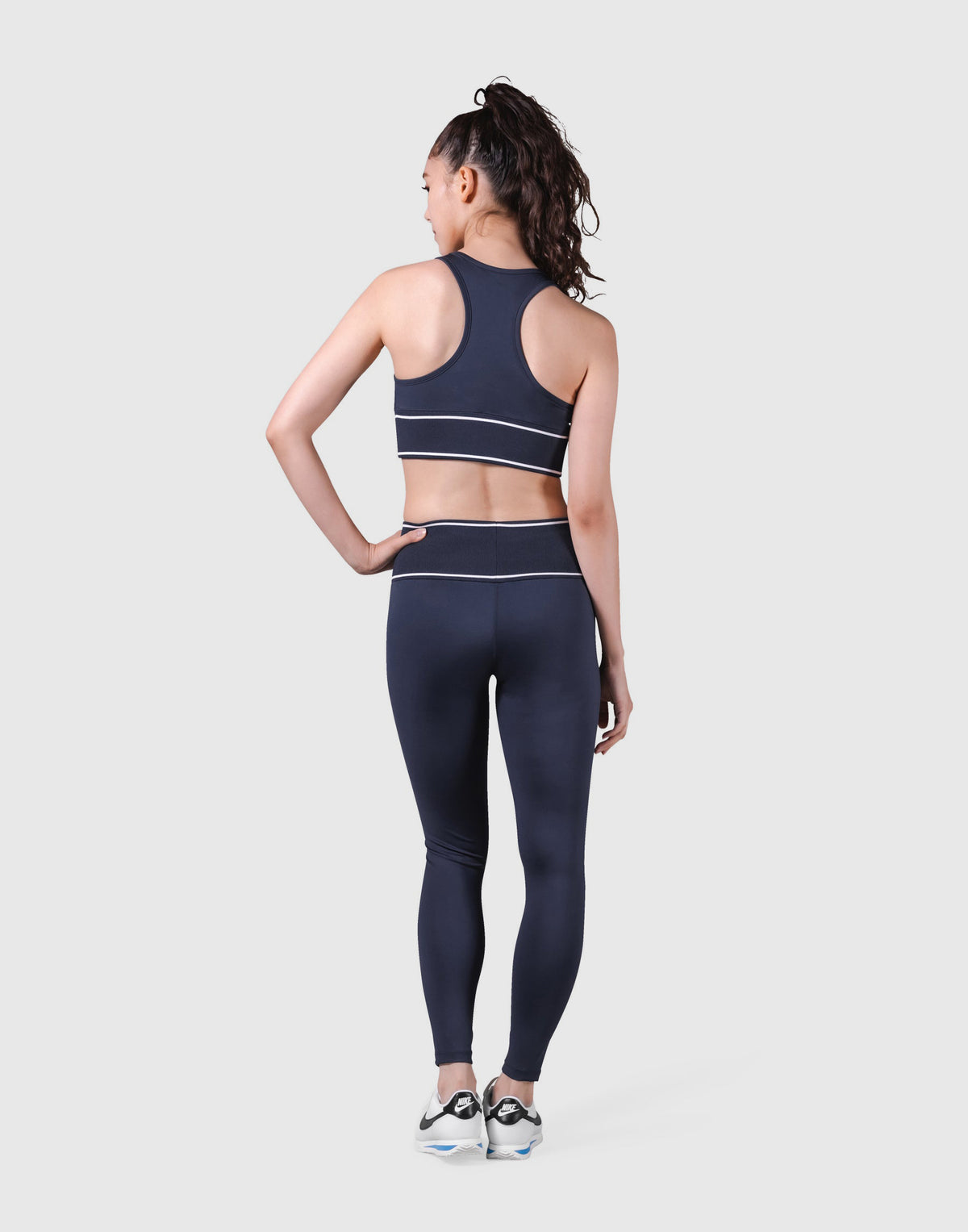 LÝFT Club Waist Rib Bratop - Navy