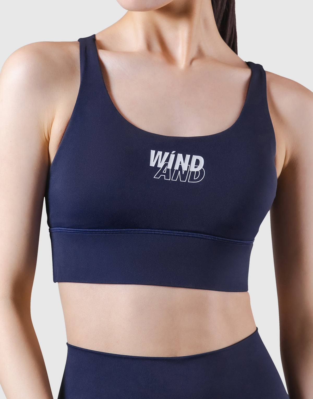 LÝFT × WIND AND SEA Cross Strap Bratop - Navy