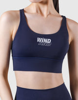 LÝFT × WIND AND SEA Cross Strap Bratop - Navy