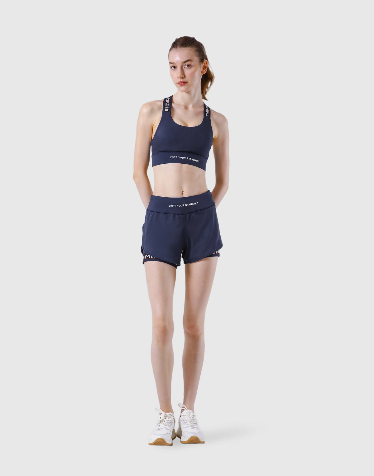 LÝFT Border Strap Bratop - Navy
