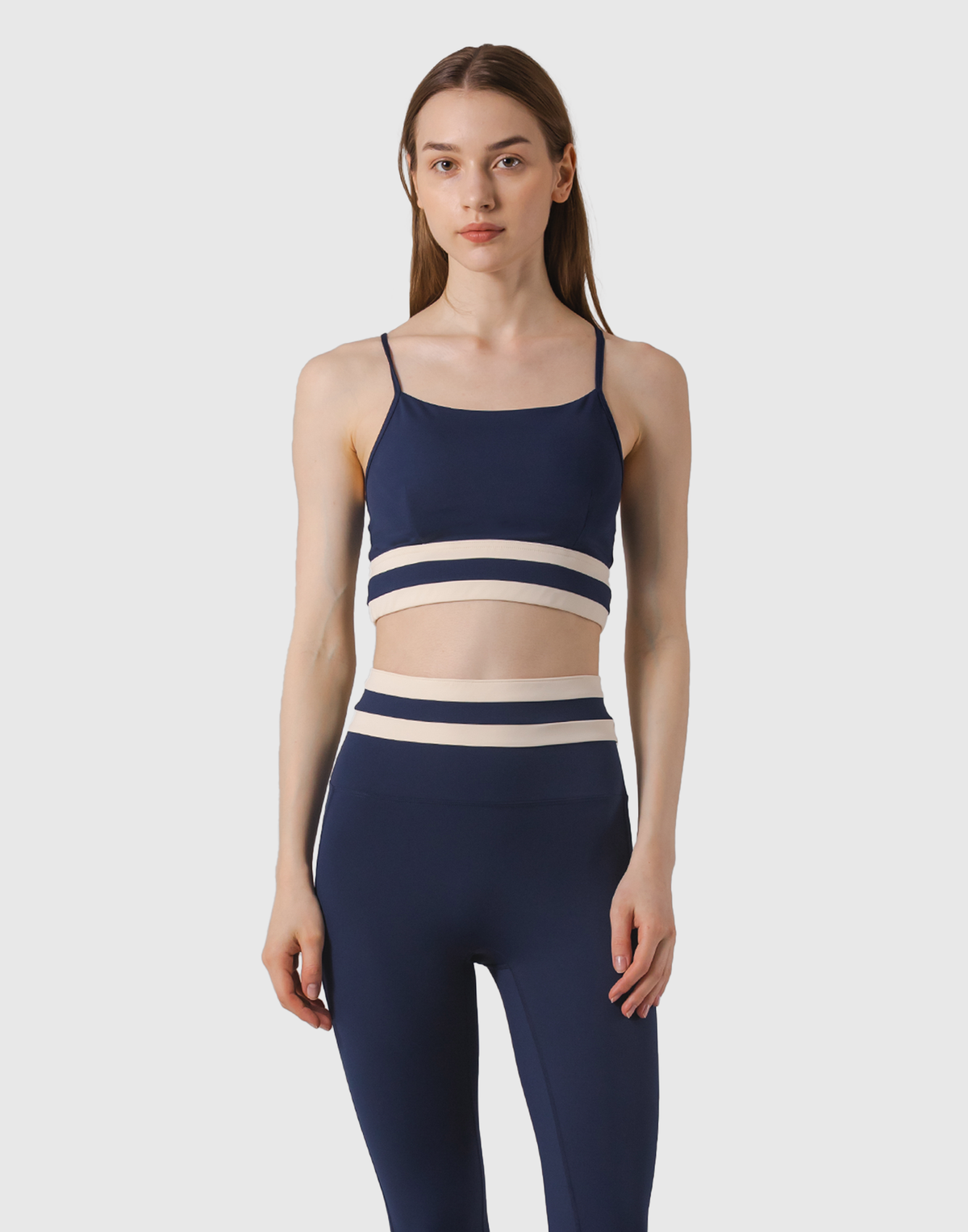 Comfort Up Border Bratop - Navy