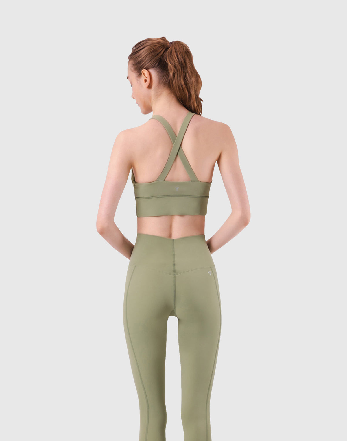 LÝFT Cross Strap Bratop - Olive