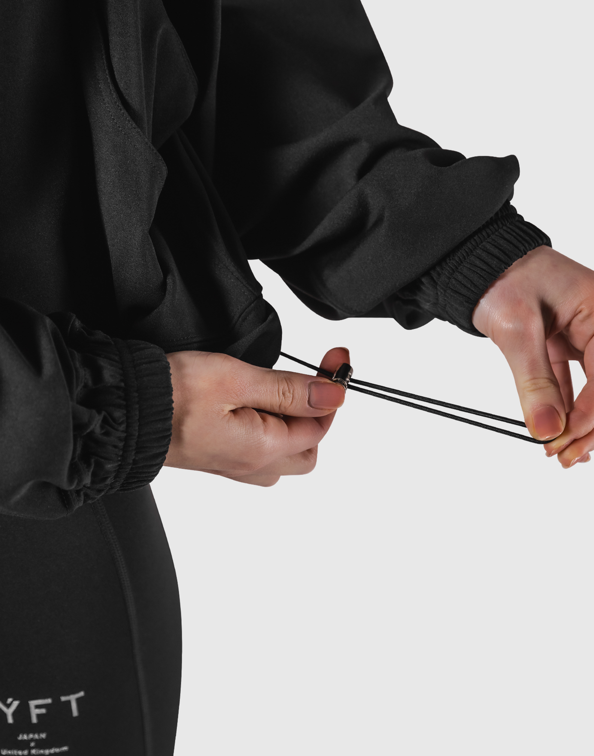 Stretch Wide Track Jacket 2 - Black