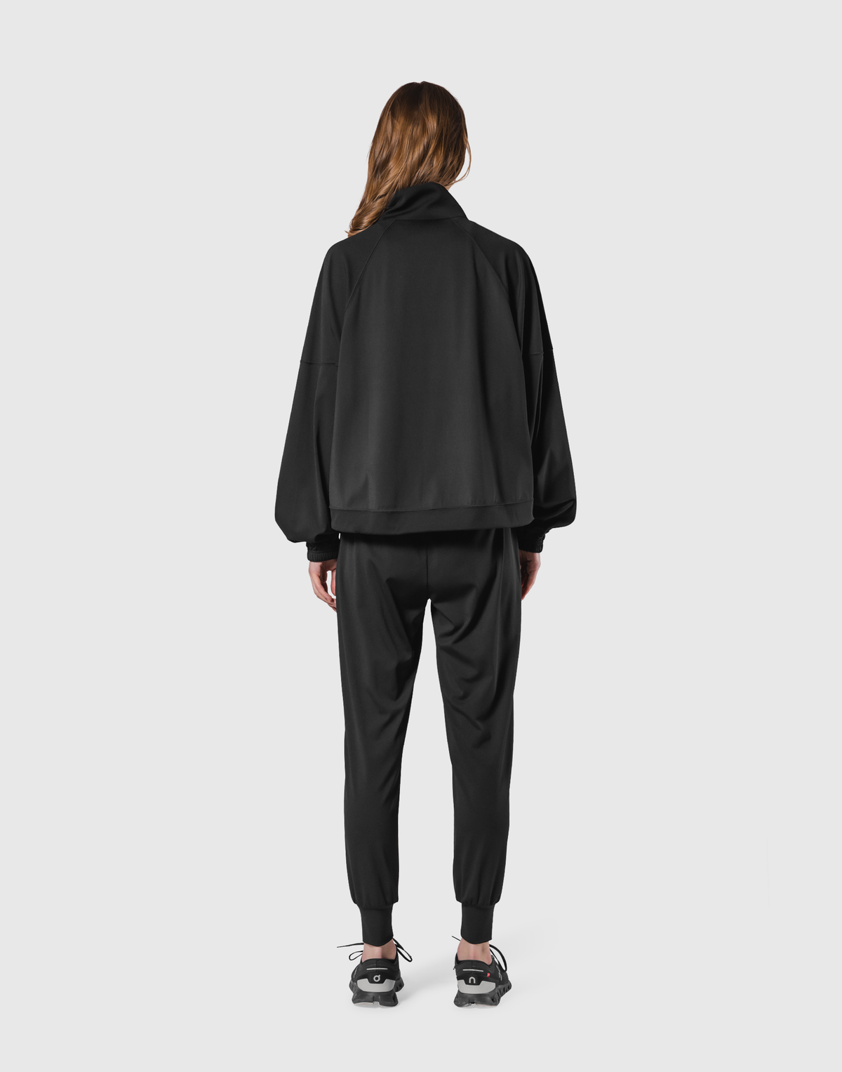 Stretch Wide Track Jacket 2 - Black