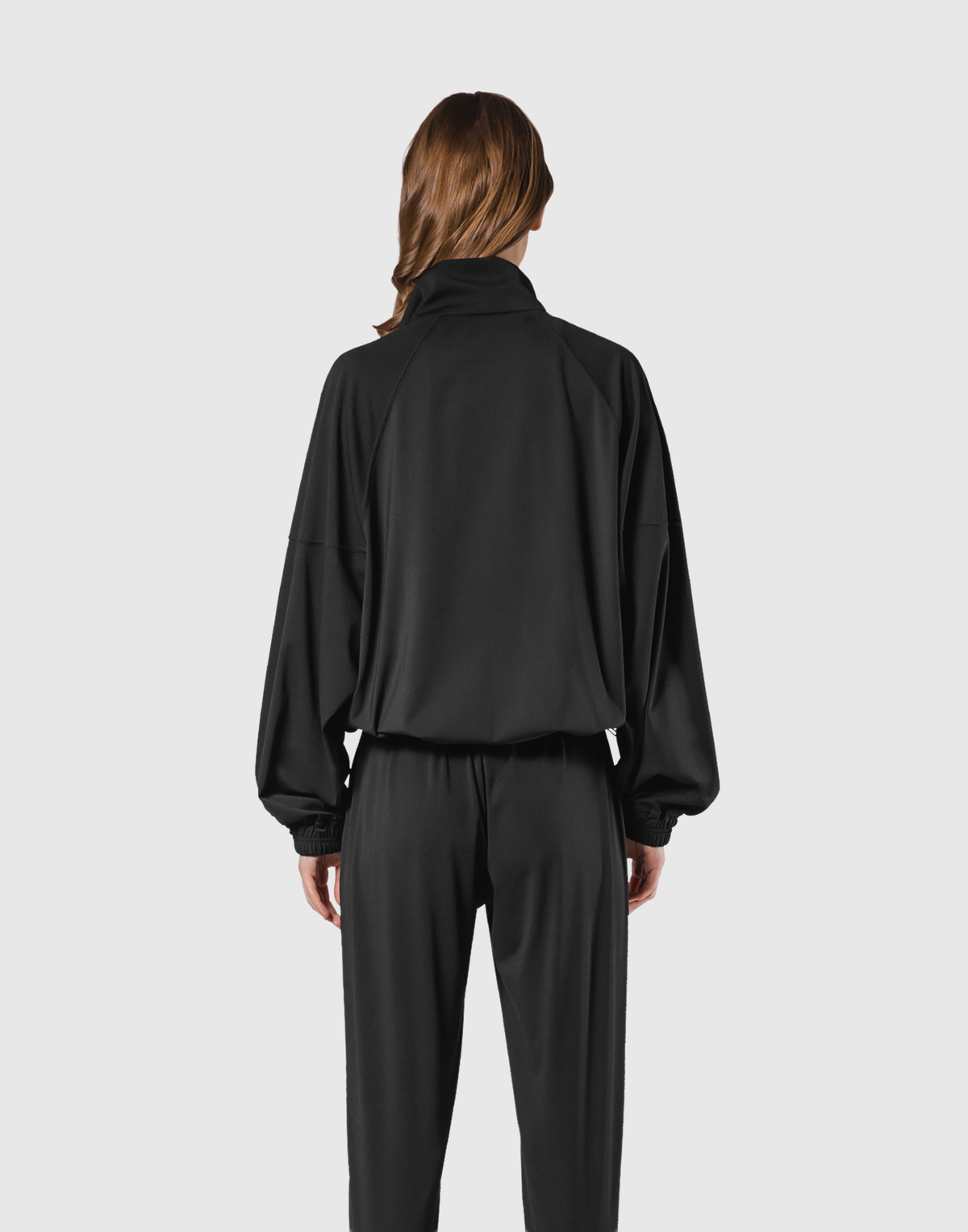 Stretch Wide Track Jacket 2 - Black