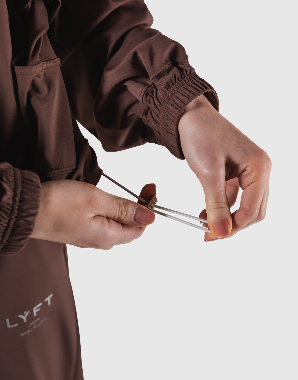 Stretch Wide Track Jacket 2 - Brown