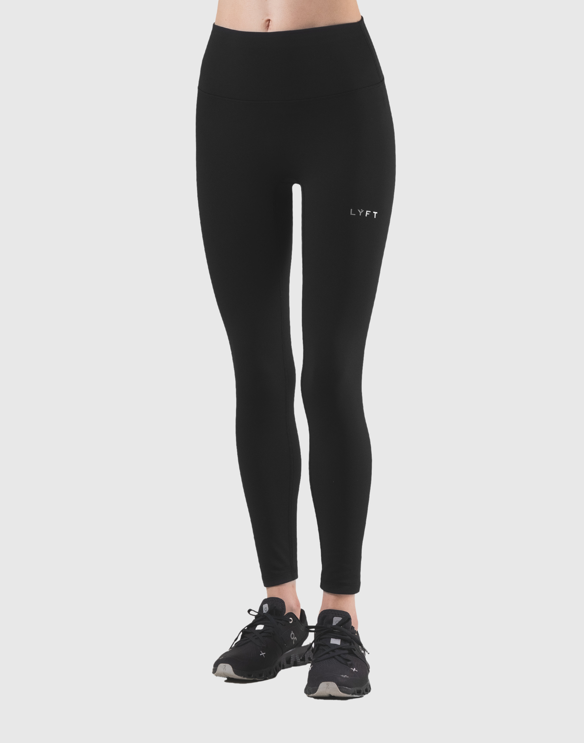 LYCRA® Brushed Inside Standard Leggings - Black