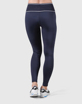 LÝFT Club Waist Rib Leggings - Navy
