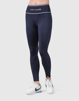 LÝFT Club Waist Rib Leggings - Navy