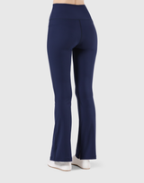 High Rise Flare Leggings - Navy