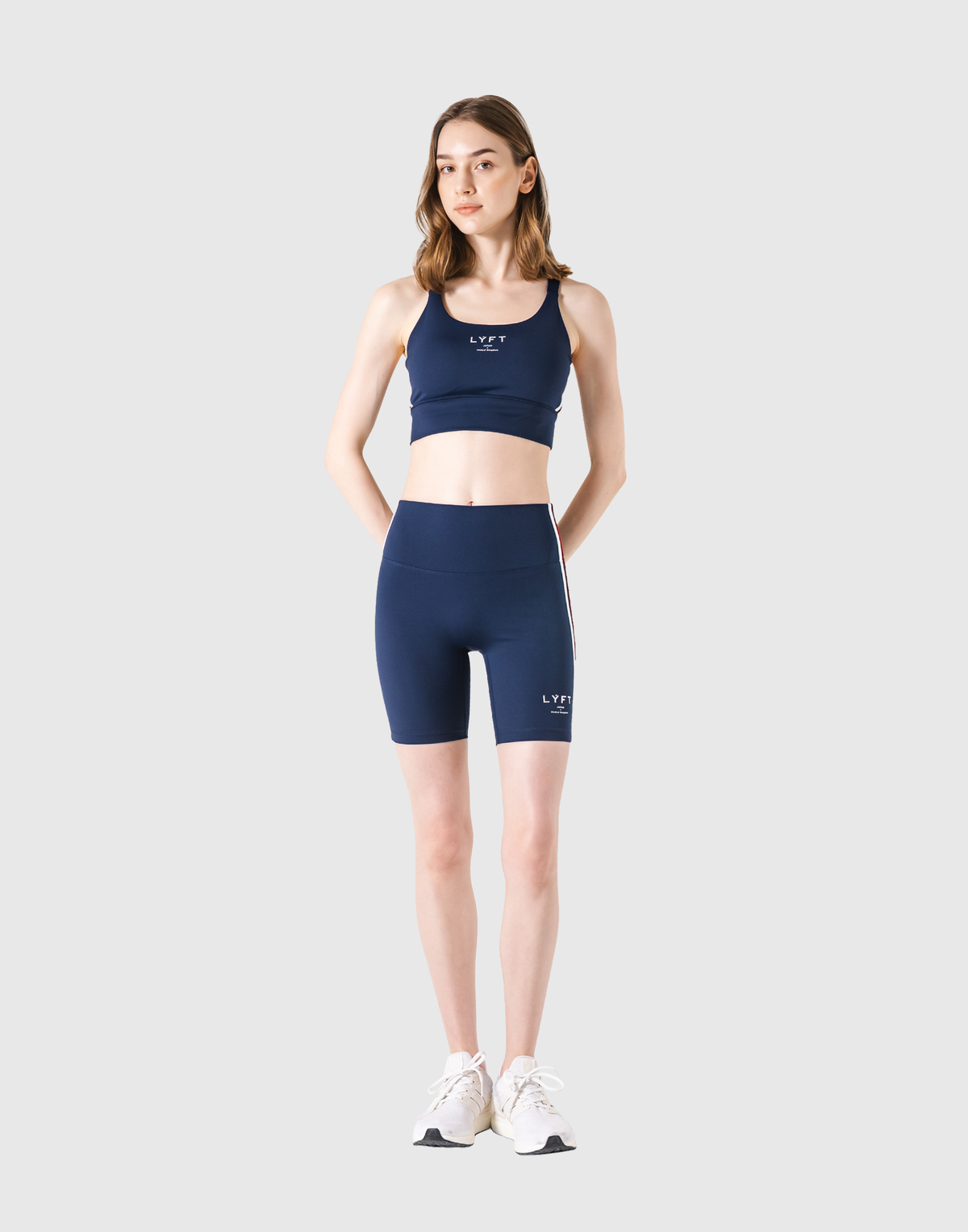 2Line Short Leggings V.2 - Navy