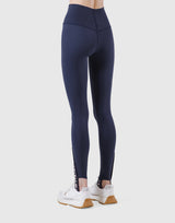 LÝFT Border Foot Strap Leggings - Navy