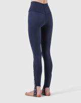 LÝFT Border Foot Strap Leggings - Navy