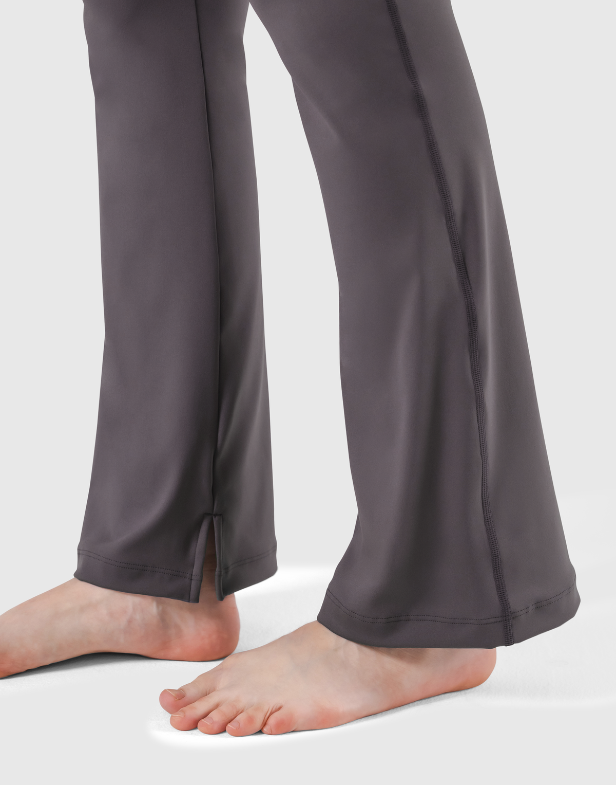 High Rise Flare Leggings - D.Grey