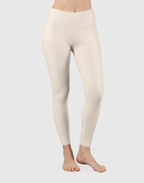 Peach Hip Line Leggings - Ivory