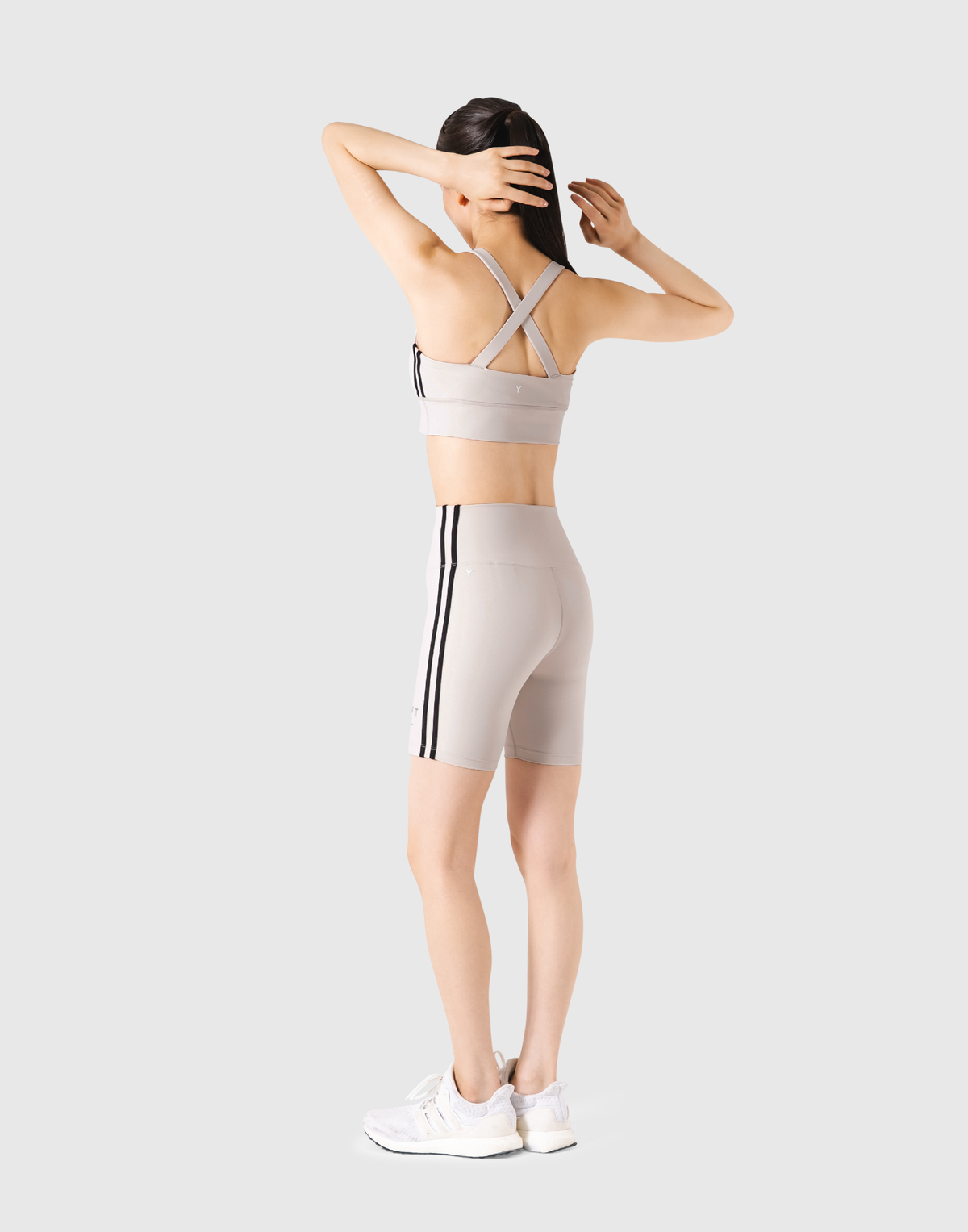 2Line Short Leggings V.2 - Ivory