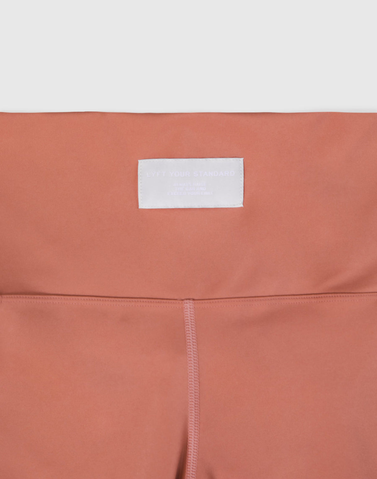 Woven Label Pocket Leggings - Coral