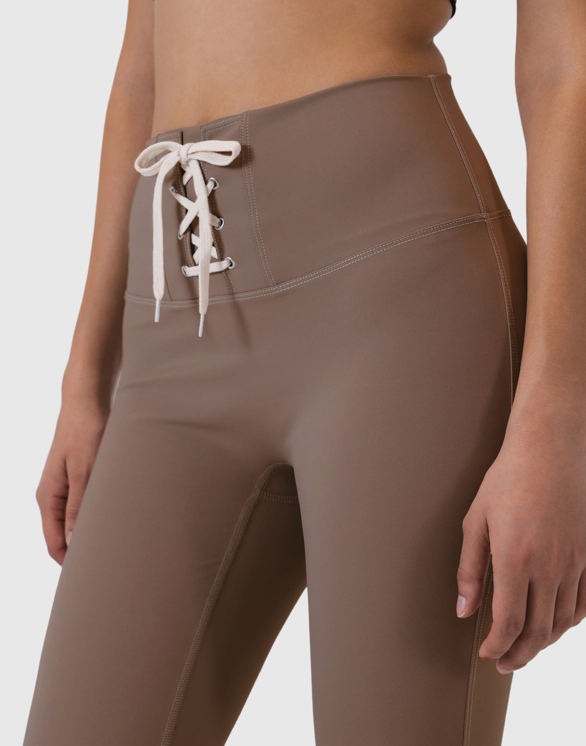 LYFT × CONVERSE Lace-Up Leggings - Brown