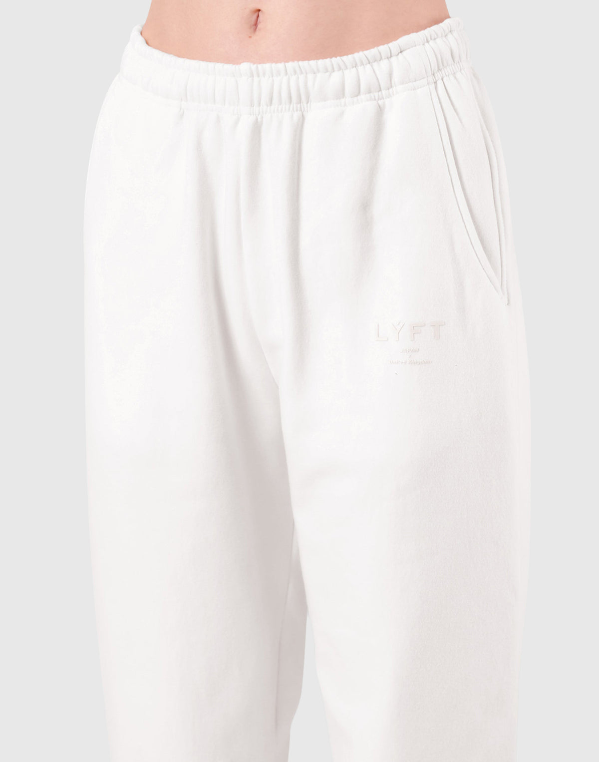 LÝFT Logo Sweat Pants - White