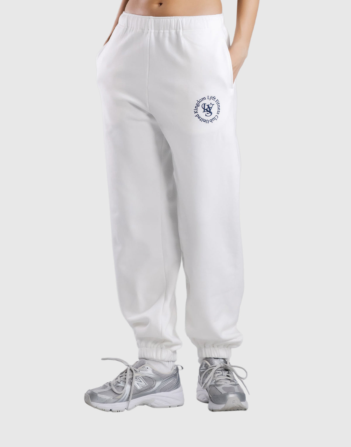 Sorona® Ring Logo Sweat Long Pants - White