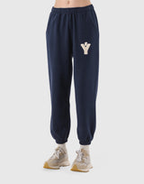 Pile Wappen Sweat Pants - Navy