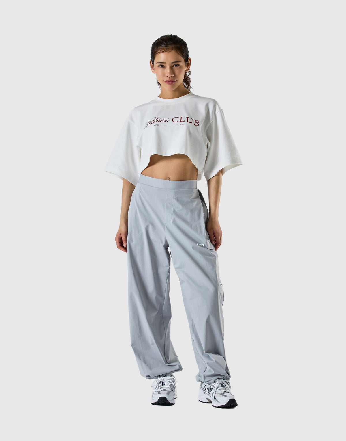 Side Truck Curve Pants - Grey