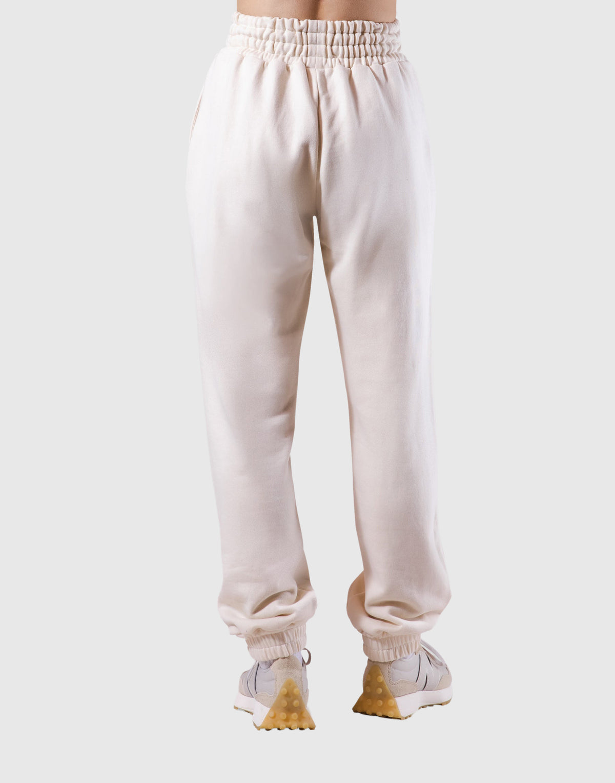 Wide Rib Sweat Pants - Ivory