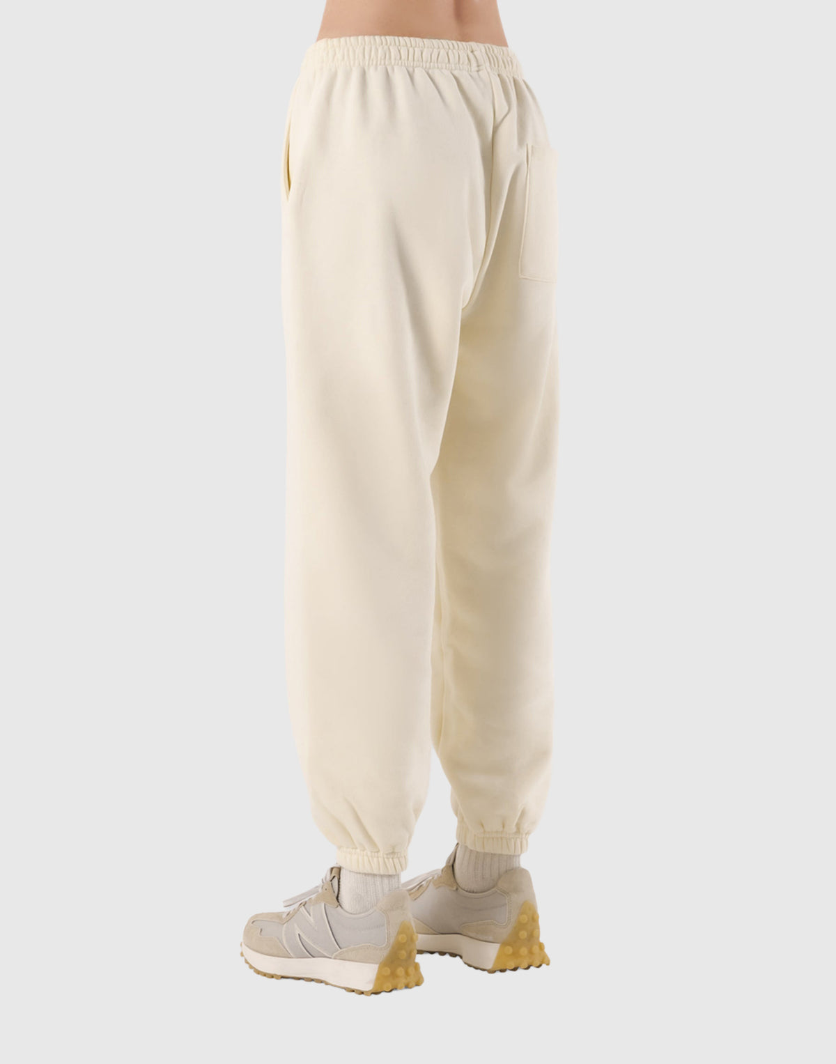 Pile Wappen Sweat Pants - Ivory