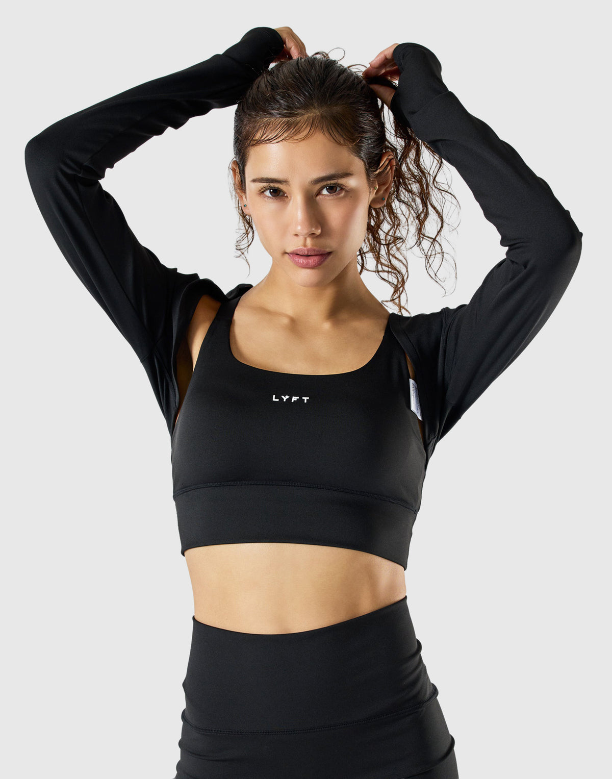 Soft Compression Shrug - Black