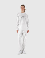 LÝFT Logo Long T-Shirt - White