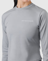 Stretch Slim Long Sleeve T-Shirt - Grey