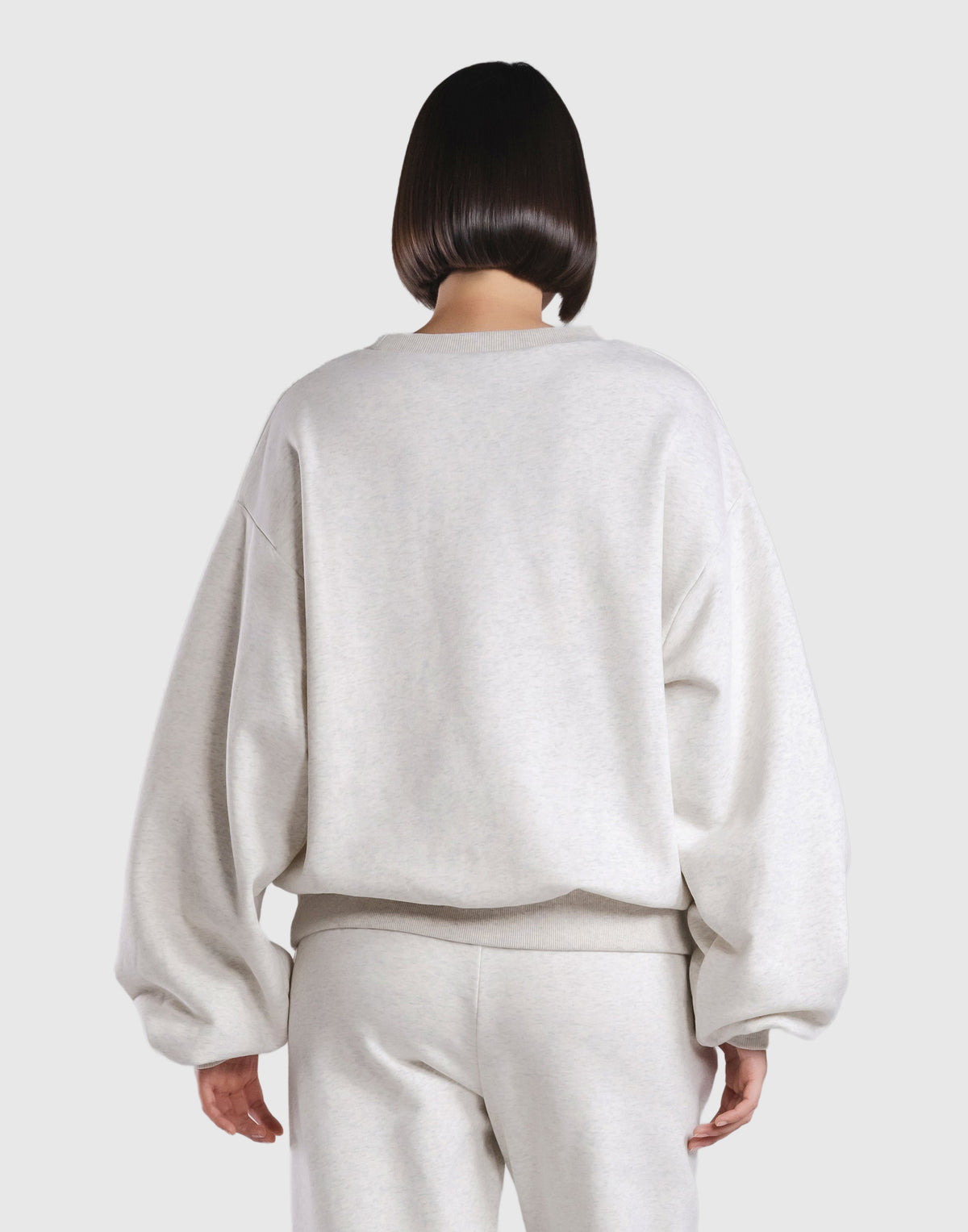 Sorona® Ring Logo Crewneck Sweat - Grey