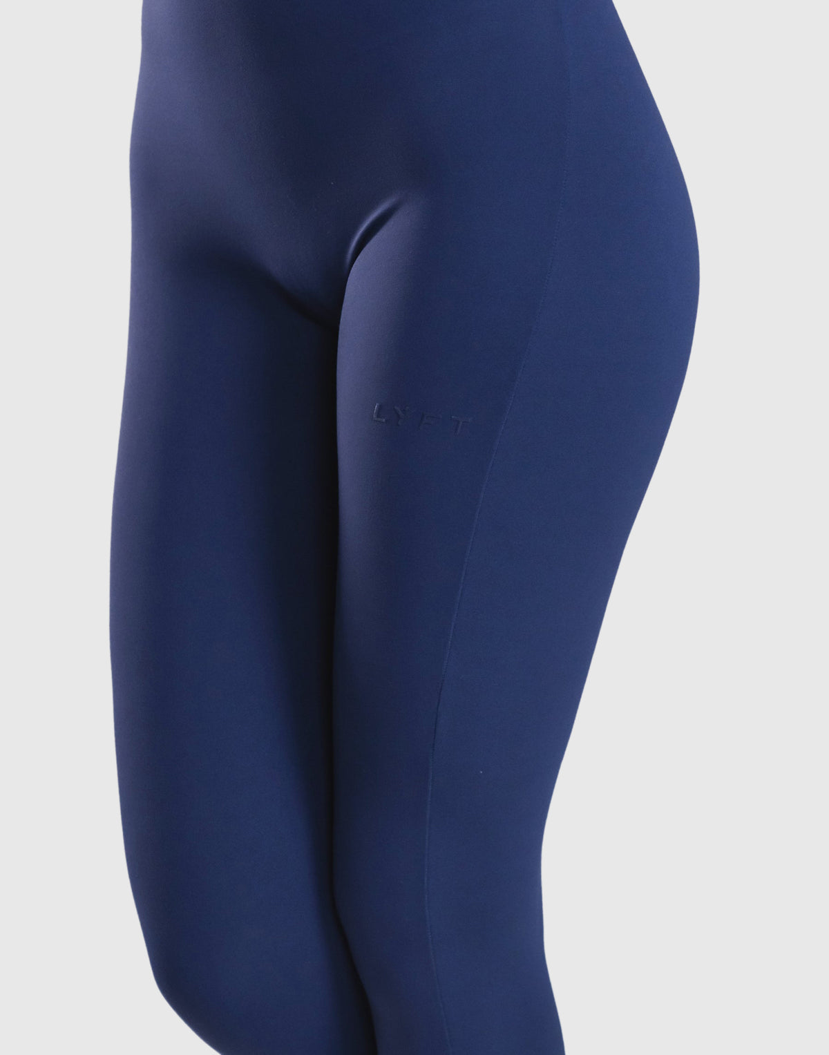 Comfort Back-Cross Long Jumpsuit - Navy