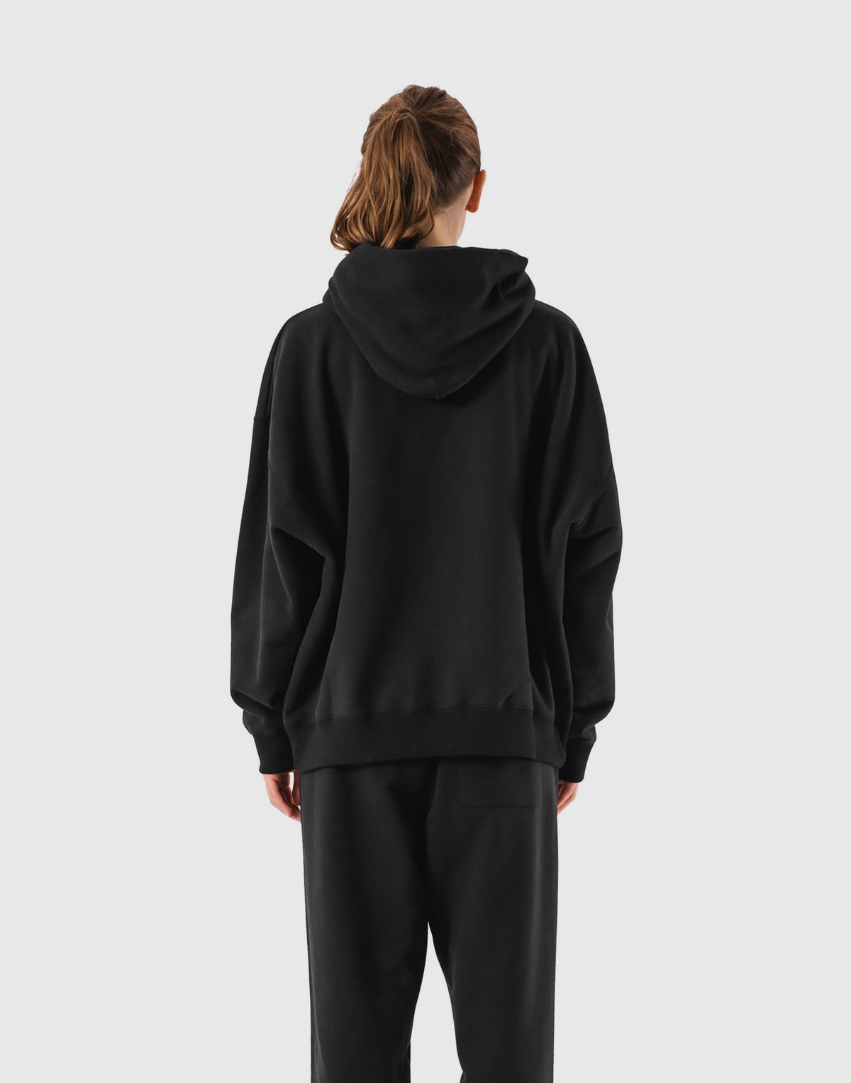 Pile Wappen Sweat Hoodie - Black