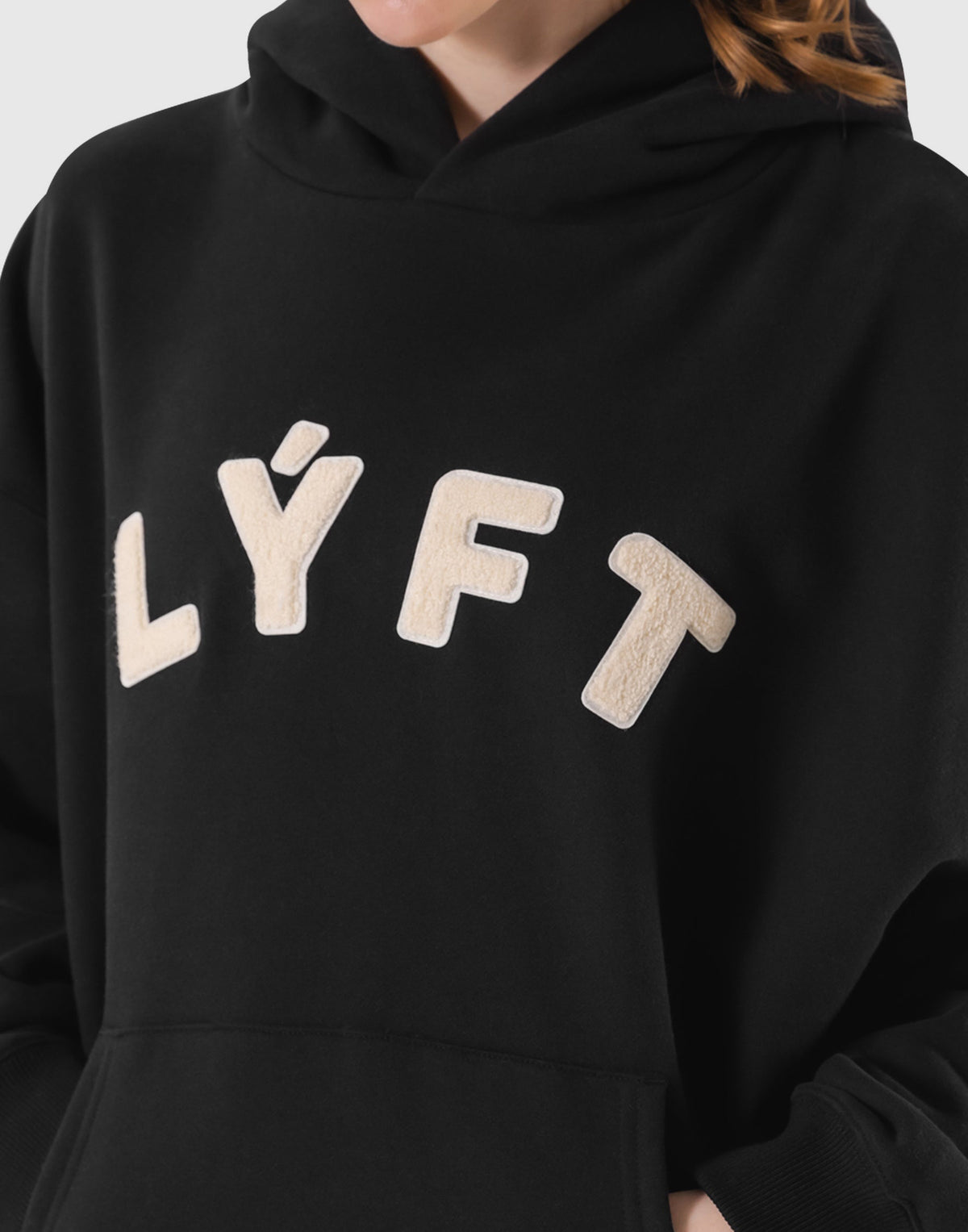 Pile Wappen Sweat Hoodie - Black