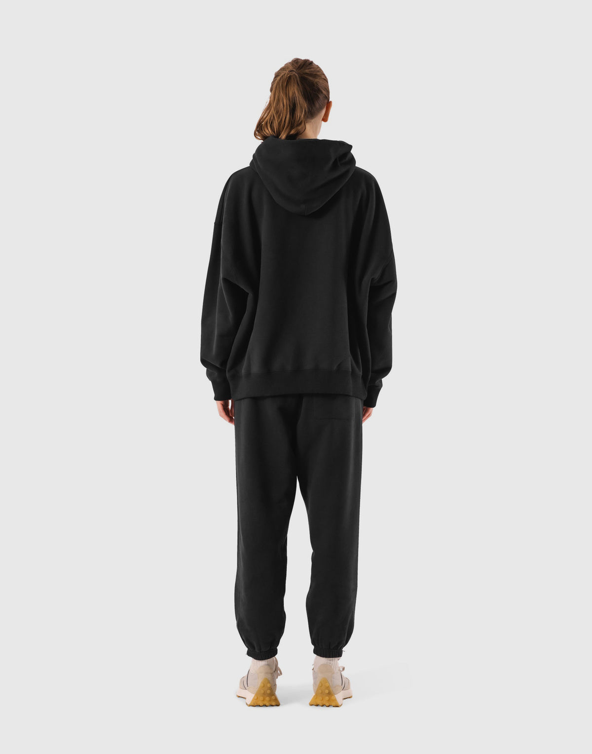 Pile Wappen Sweat Hoodie - Black