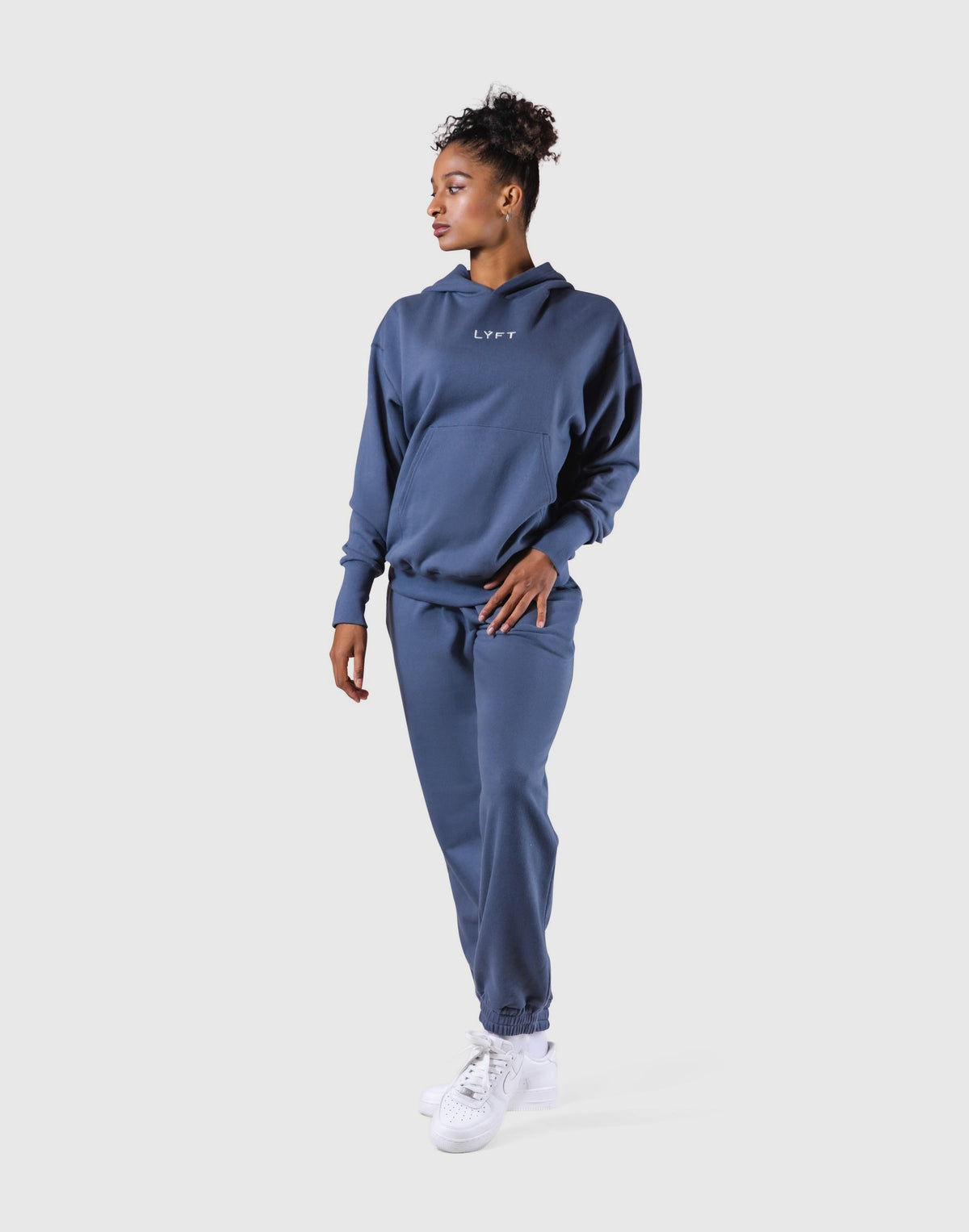 Relax Fit Sweat Hoodie - Navy