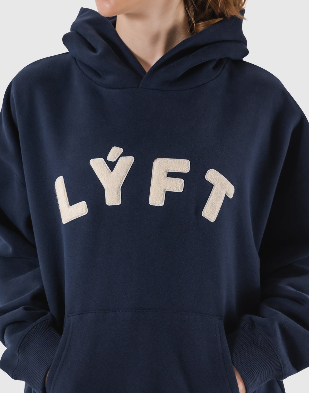 Pile Wappen Sweat Hoodie - Navy