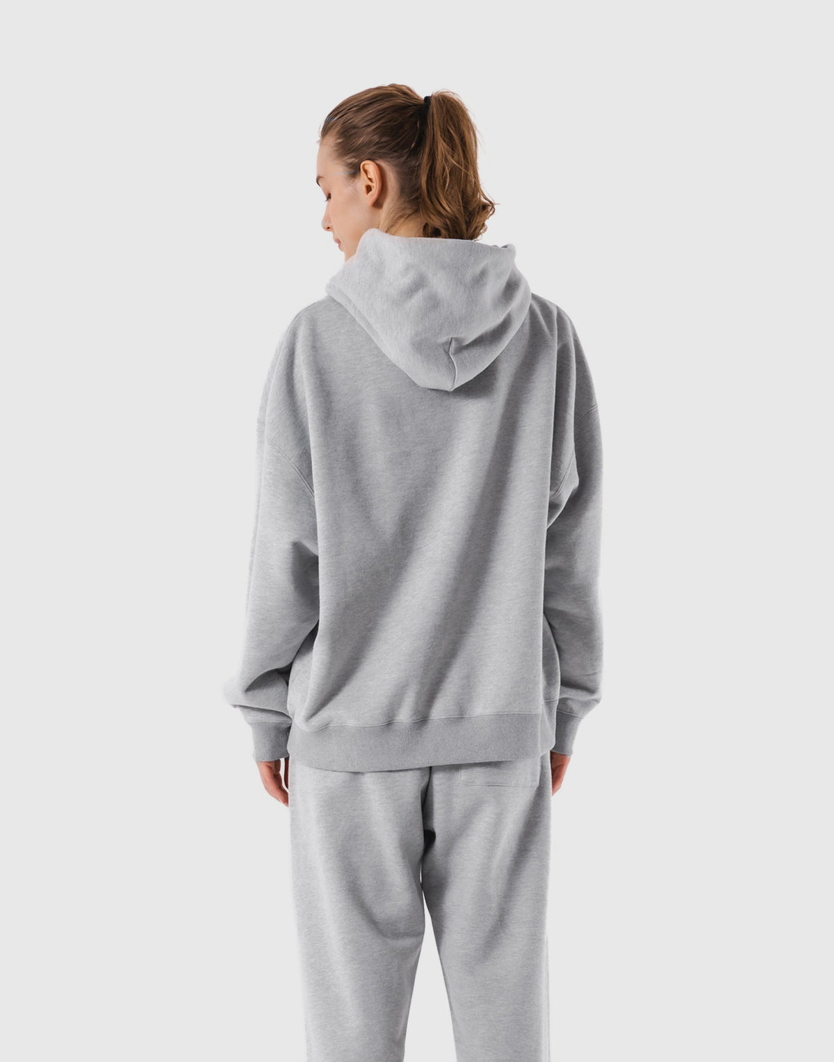 Pile Wappen Sweat Hoodie - Grey