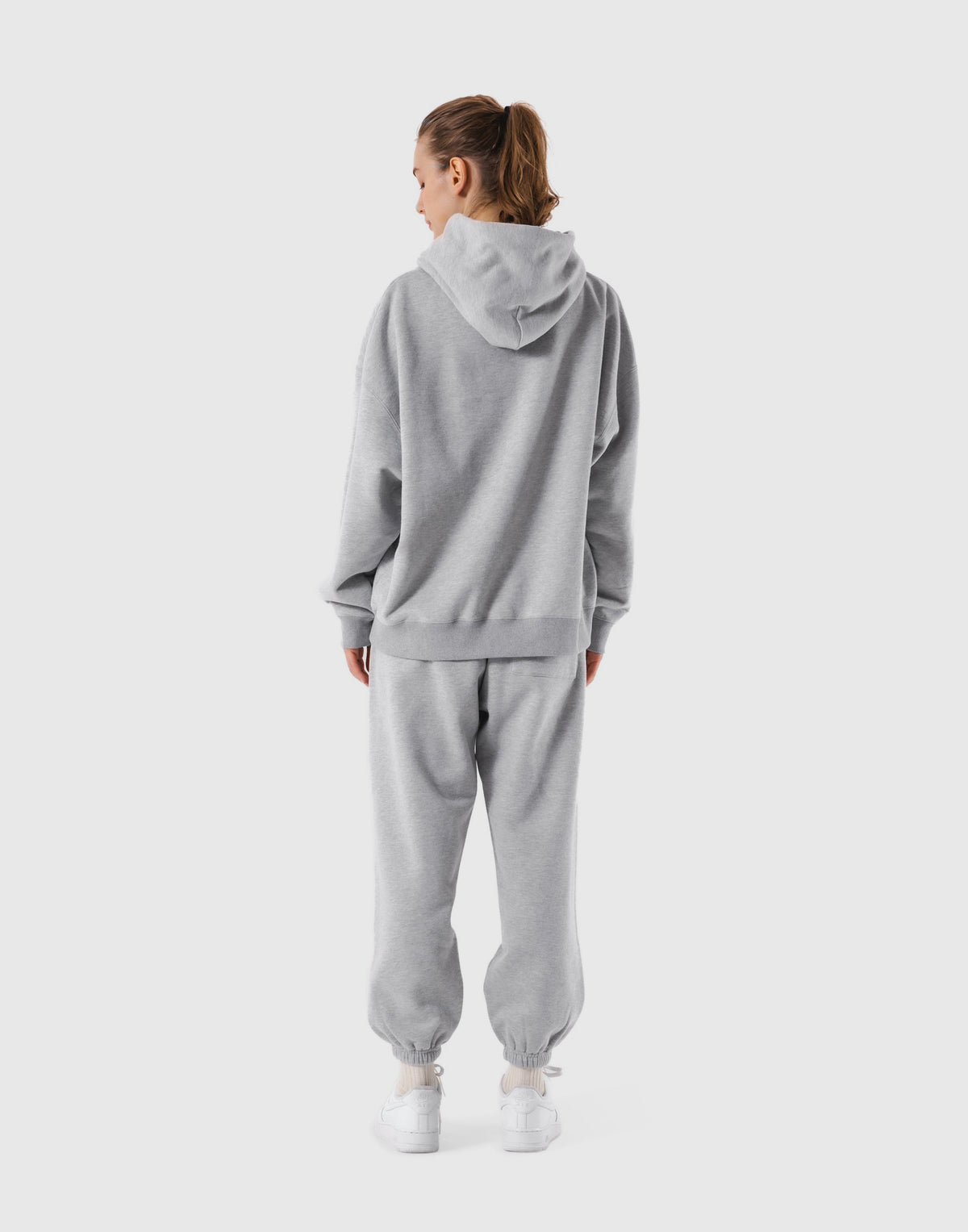 Pile Wappen Sweat Hoodie - Grey