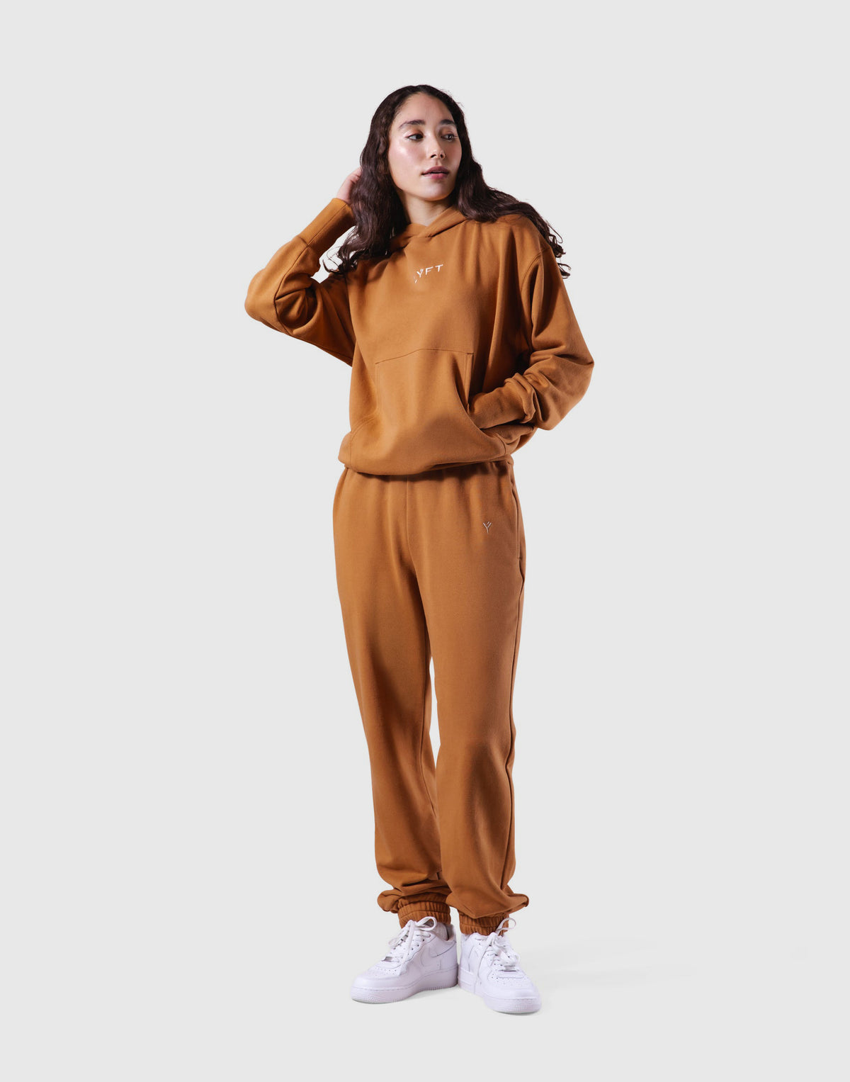 Relax Fit Sweat Hoodie - Beige
