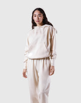 Relax Fit Sweat Hoodie - ivory
