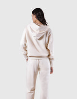 Relax Fit Sweat Hoodie - ivory