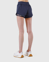 Border Liner Flare Shorts - Navy