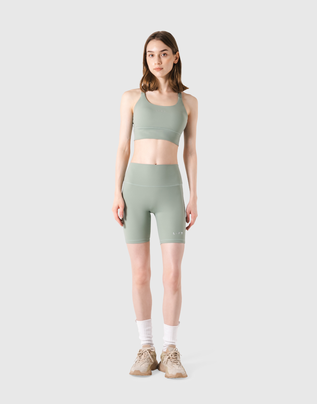 LÝFT Standard Short Leggings V.2 - Green
